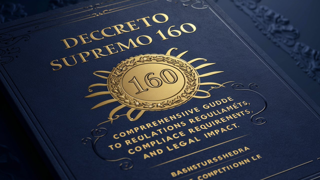 Decreto Supremo 160: Comprehensive Guide to Regulations, Compliance Requirements, and Legal Impact